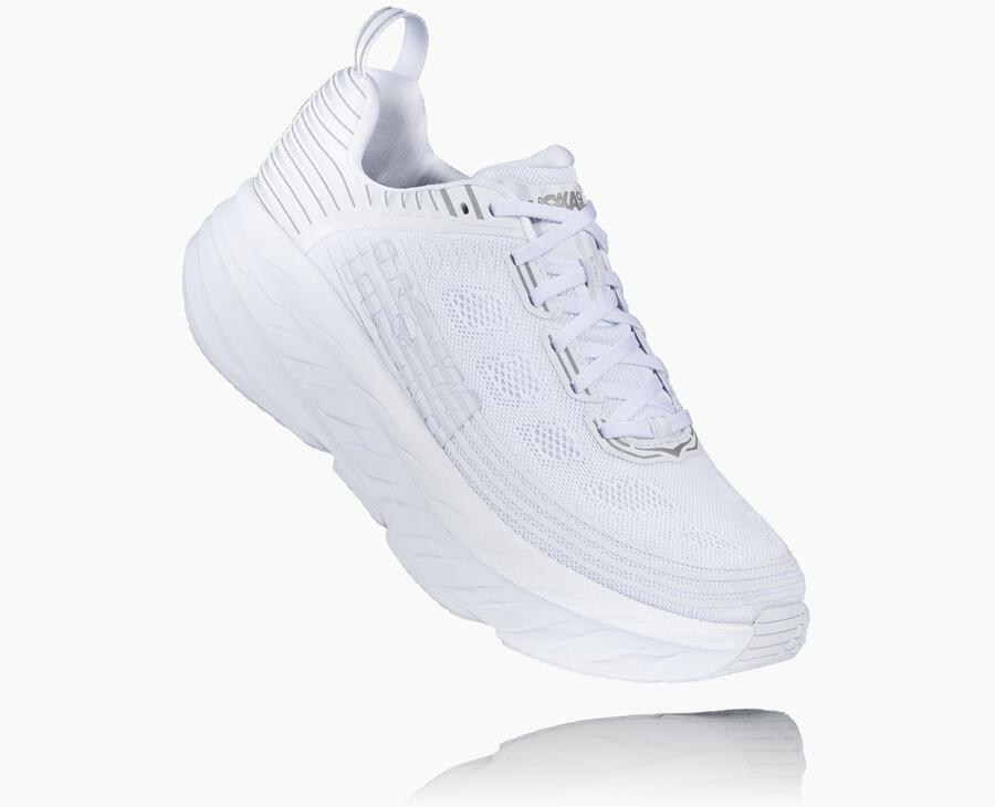 Tenis Hoka One One Hombre Blancos - Bondi 6 - AVPX48679